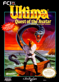 Ultima: Seija e no Michi Famicom  box art